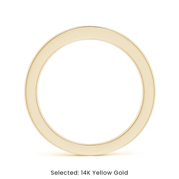 NIB Aeon Vintage Inspired Wedding Band 14k Gold - Picture 3 of 10